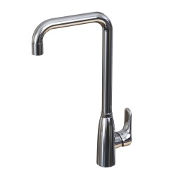 Смеситель для кухни 40k MIXLINE ML13-032 высокий излив боковая ручка п/шпильку (без подводки) - ML13-032