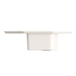 Мойка ML-GMS17 СТАНДАРТ угловая с крылом, белый (331), 780*485*190мм - 00-00002373 