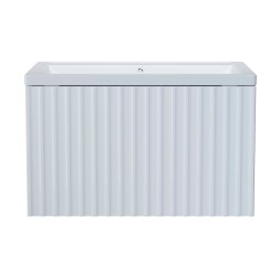 Тумба д/ванной &amp;quot;ВЕКТОР-60&amp;quot; подвесная &amp;quot;push-to-open&amp;quot; под раковину Марго-60 (MIXLINE) (ПВХ) - 554821 