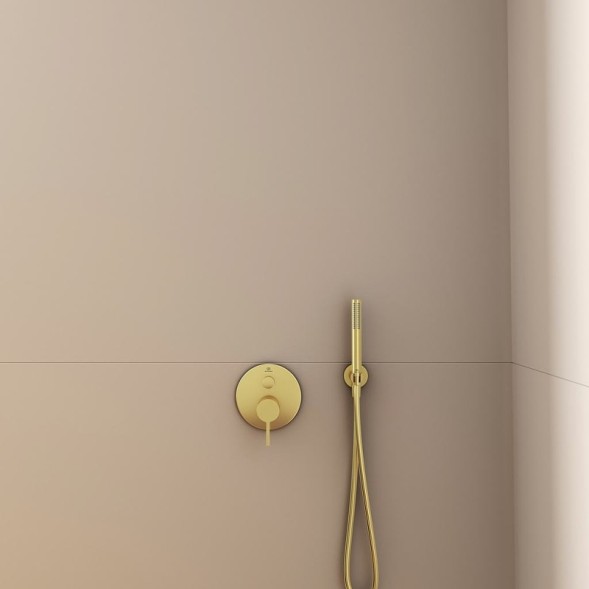 Шланговое подключение Ideal Standard Ideal Rain шлифованное золото (BC807A2)