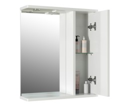 Зеркальный шкаф &amp;quot;ЭТЬЕН-60&amp;quot; правый с подсветкой  (ПВХ) - 542408 