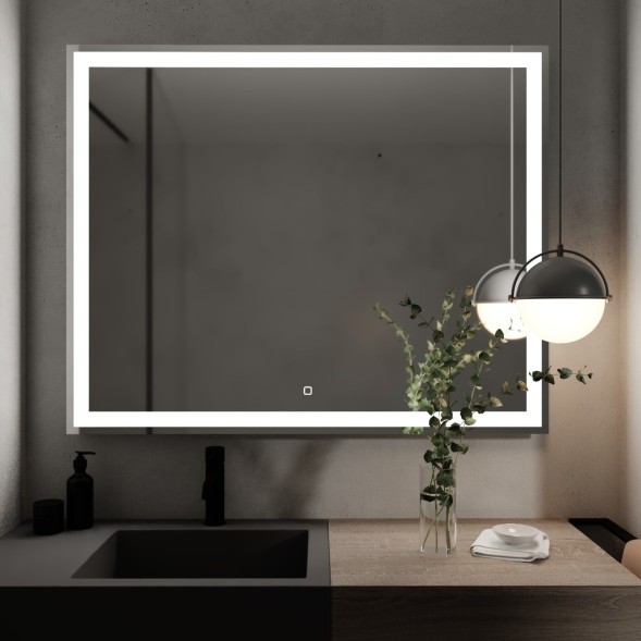 Зеркало MIXLINE &amp;quot;Ливия&amp;quot; 1000*800 (ШВ) сенсорный выключатель, светодиодная подсветка - ФР-00001225 