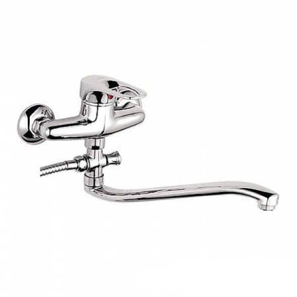 Смеситель для ванны и раковины 40к L2128 Ledeme  с отв S-нос, латунь - L2128 