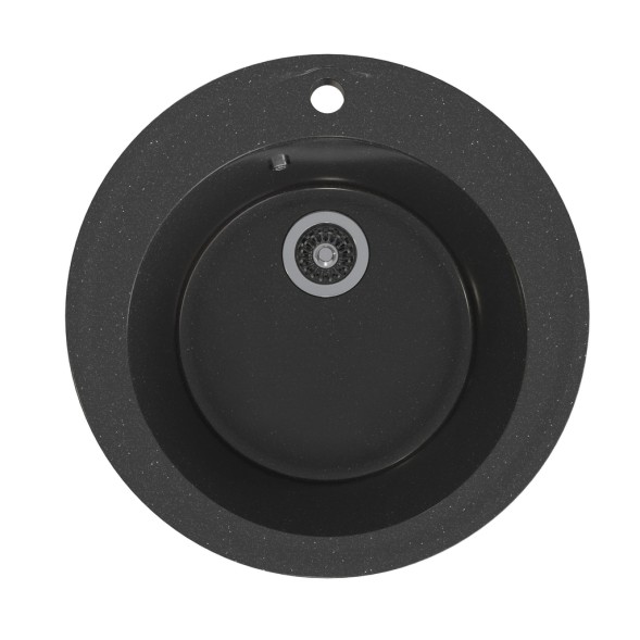 Мойкa ML-GMS01 СТАНДАРТ круглая, черный (308), 470мм (глуб. чаши 180) - 00-00002350 