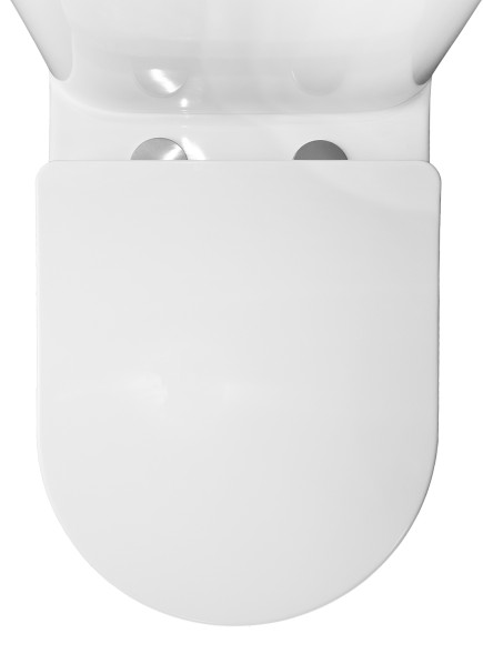 Унитаз-компакт Azario Berton 385х615х805 напольный, безободковый, слив &amp;quot;Торнадо&amp;quot;, с быстросъемным сиденьем микролифт (AZ-6093)