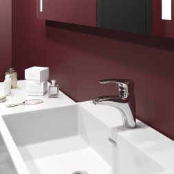 Смеситель для раковины 40k MIXLINE ML03-04 б/отв п/шпильку (без подводки) - ML03-04 