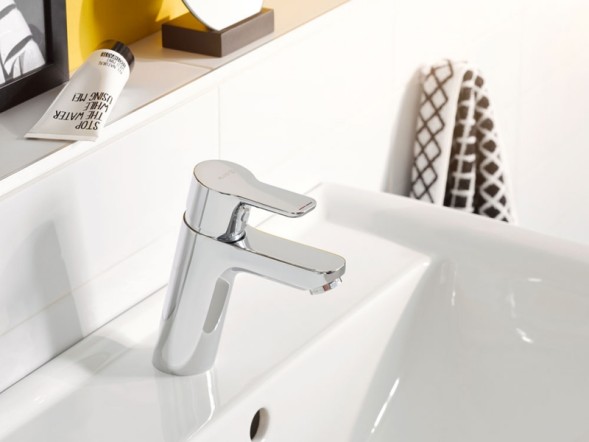 Смеситель для раковины KLUDI PURE&amp;amp;EASY XL 100 однорычажный, хром (372920565)