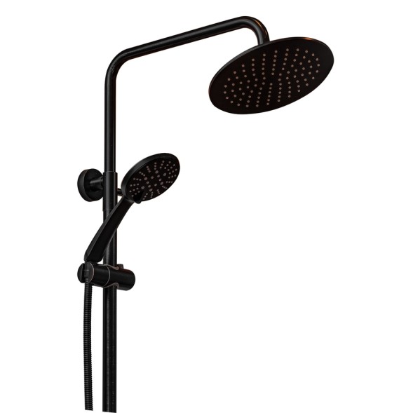 Душевая система 35к ПРОФСАН ПСМ-301-8 &amp;quot;STEEL BLACK&amp;quot; нерж сталь,лейка &amp;quot;Троп душ&amp;quot;ЧЕРНЫЙ-БРОНЗА - PSM-301-8 