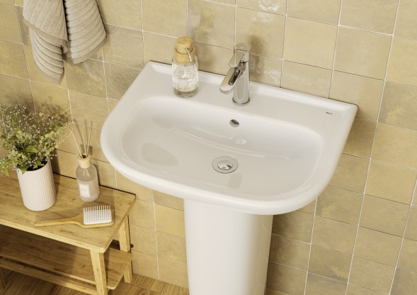 Раковина подвесная Roca Access 550x420, 1 отверстие (Z.RU93.0.760.9)