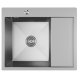 Мойка настол.монтаж 60х50 (3,0) лев. вып 3 1/2  MIXLINE PRO 20см с сифоном (сатин) - 551875 