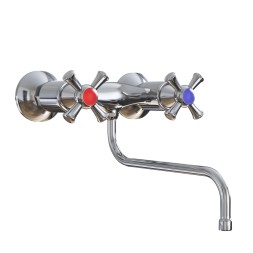 Смеситель для кухни настенный 1/2 кер. MIXLINE ML10-06 - ML10-06 