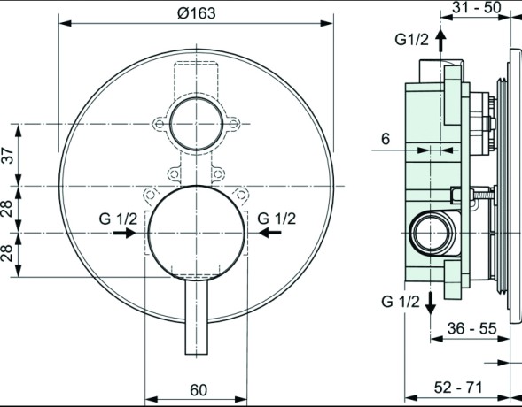 Смеситель для ванны Ideal Standard Silk Black Ceraline, керамический картридж, черный матовый (A6939XG)