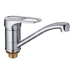 Смеситель для кухни 40к HB4504-2 HAIBA с/отв п/гайку^ - HB4504-2