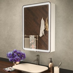 Зеркальный шкаф MIXLINE &amp;quot;Адриана&amp;quot; 600*800 (ШВ) правый,сенсорный выкл, светодиодная подсветка - MLW.Ad.6-8.R.1.2 