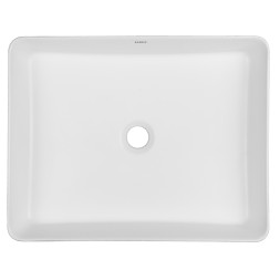 Раковина-чаша Azario 510х405х110 накладная, прямоугольная, матовый белый (AZ-2178-MW)
