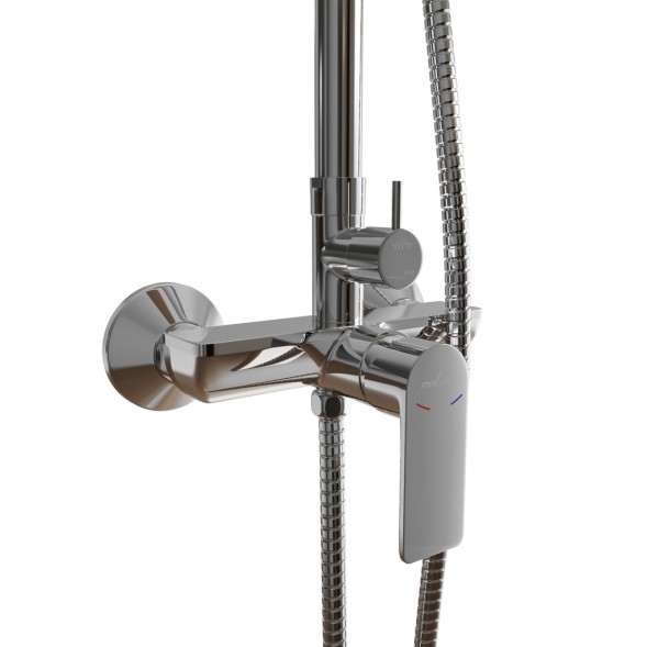 Душевая система 35к MIXLINE ML2426 лейка 1 позиция +лейка &amp;quot;Тропический душ&amp;quot; ХРОМ - ML2426 