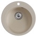 Мойкa ML-GM13 КОМФОРТ круглая, бежевая (328), 495мм (глуб. чаши 200) - 00-00009329 