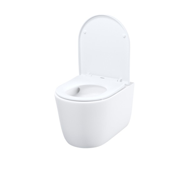 Унитаз подвесной безободковый IDDIS SLIRDSEi25 &amp;quot;Slide&amp;quot; ТОРНАДО смыв, сиденье дюропласт, микролифт - SLIRDSEi25 