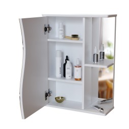 Зеркальный шкаф "Классик-50" левый без подсветки (ПВХ) - 525509