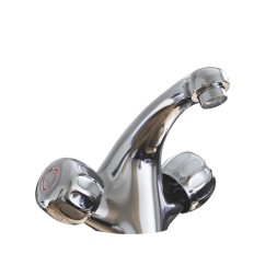 Смеситель для раковины 1/2 кер. MIXLINE ML02-04 п/шпильку (без подводки) - ML02-04 