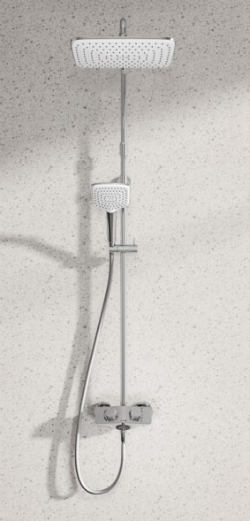 Душевая система KLUDI COCKPIT Explorer  с термостатом, хром (8005005-00)