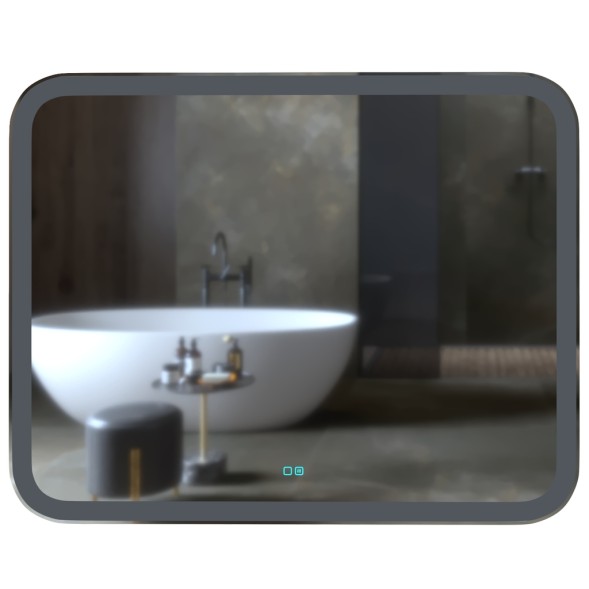 Зеркало MIXLINE &amp;quot;Стив-2&amp;quot; 1000*800 (ШВ) сенсорный выключатель, двойной подогрев - ФР-00001937 