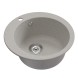 Мойкa ML-GM13 КОМФОРТ круглая, серая (310), 495мм (глуб. чаши 200) - 00-00009328 