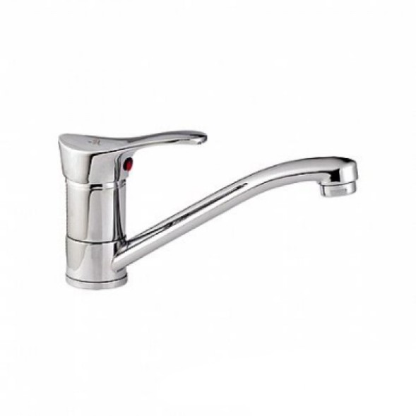 Смеситель для кухни 35к L4514 Ledeme с отв кор излив, латунь - L4514 