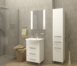 Зеркало "ДИАМАНТ 60" без подсветки (ПВХ) - 531920