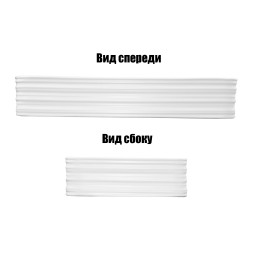 Раковина-чаша Azario 675х380х120 накладная, прямоугольная, белый матовый (AZ-2250-MW)