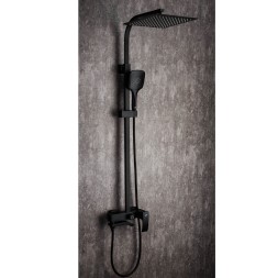 Душевая система 35к G2407-6 GAPPO лейка &amp;quot;Тропический душ&amp;quot; квадрат 300*300 ЧЕРНЫЙ - G2407-6 