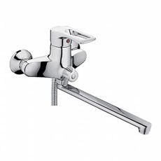 Смеситель для ванны и раковины 40к L2202B-25 Ledeme див корп, длин излив, силумин - L2202B-25