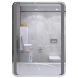 Зеркало MIXLINE "Валерия" 600*800 (ШВ) сенсорный выключатель, светодиодная подсветка - MLZ.Va.6-8.1.2