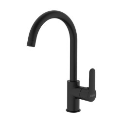 Смеситель для кухни 35к IDDIS CUBBLFJi05 "Cuba" с вых для пит. фильтра выс.пов.излив ЧЕРНЫЙ матовый - CUBBLFJi05