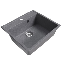 Мойка ML-GM15 КОМФОРТ графит (342), 560*500*180мм - 00-00009357 