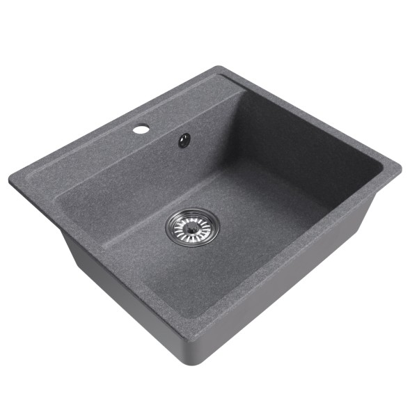 Мойка ML-GM15 КОМФОРТ графит (342), 560*500*180мм - 00-00009357 