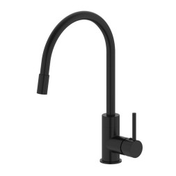 Смеситель для кухни 35к IDDIS K36BLJ0i05 "Kitchen 360" гибкий излив ЧЕРНЫЙ матовый - K36BLJ0i05