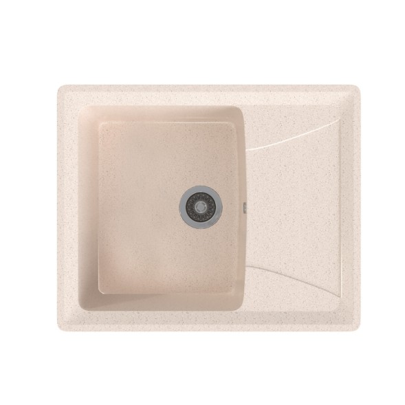 Мойка ML-GMS03 СТАНДАРТ с крылом, бежевый (328), 605*495*190мм - 00-00004517 