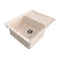 Мойка ML-GMS03 СТАНДАРТ с крылом, бежевый (328), 605*495*190мм - 00-00004517