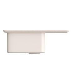 Мойка ML-GMS03 СТАНДАРТ с крылом, бежевый (328), 605*495*190мм - 00-00004517