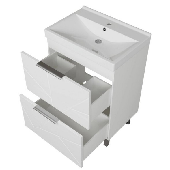 Тумба д/ванной &amp;quot;Гранд-70&amp;quot;  под раковину Марго-70 (MIXLINE) (ПВХ) - 554894 