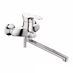 Смеситель для ванны и раковины 40к L2204 Ledeme б/отв див корп L-нос, латунь - L2204