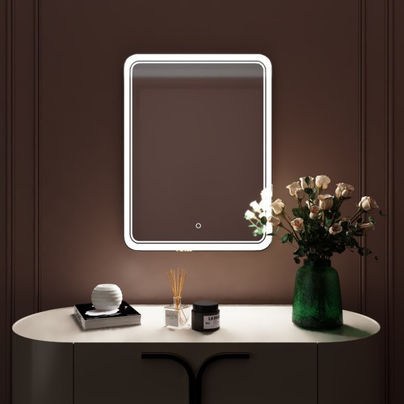 Зеркало MIXLINE &amp;quot;Умберто&amp;quot; 600*800 (ШВ) сенсорный выключатель, светодиодная подсветка - MLZ.Um.6-8.1.2 