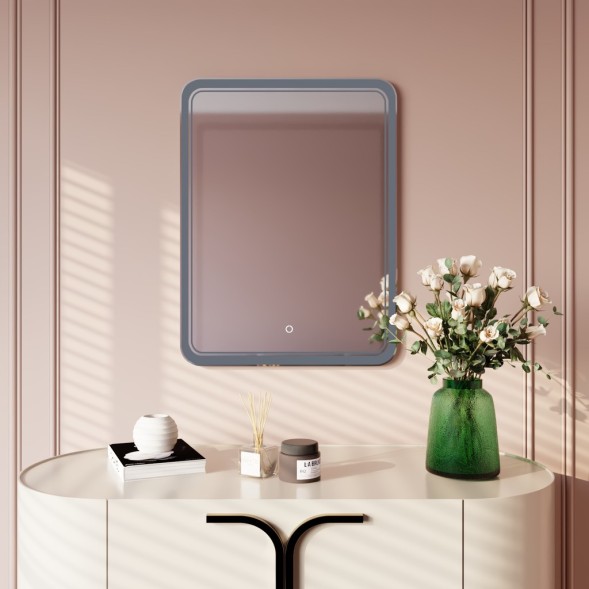 Зеркало MIXLINE &amp;quot;Умберто&amp;quot; 600*800 (ШВ) сенсорный выключатель, светодиодная подсветка - MLZ.Um.6-8.1.2 