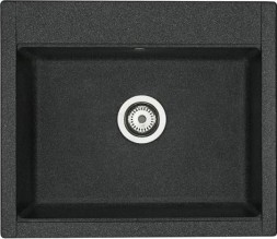 Кухонная мойка AQUATON Делия 60, графит (1A715232LD210)
