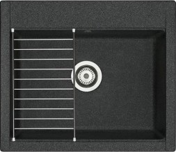 Кухонная мойка AQUATON Делия 60, графит (1A715232LD210)