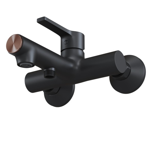 Смеситель для ванны 35k MIXLINE ML23-01 &amp;quot;Round Black&amp;quot; ЧЕРНЫЙ - ML23-01 