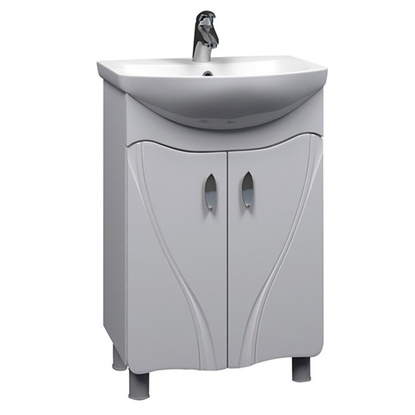 Тумба д/ванной &amp;quot;ЛИМА-55&amp;quot; под раковину Элеганс-55 (Rosa) (ПВХ) - 550495 