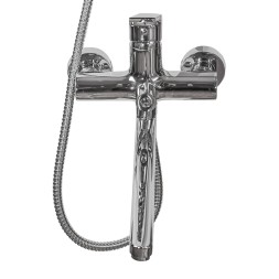 Смеситель для ванны и раковины 35к ПРОФСАН ПСМ-100-2 "ЭЛИТ" эксцентрики "ЕВРО", ХРОМ - PSM-100-2