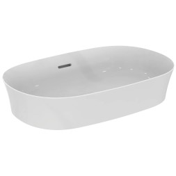 Раковина-чаша Ideal Standard Ipalyss 60 см накладная, с переливом, белый (E139701)